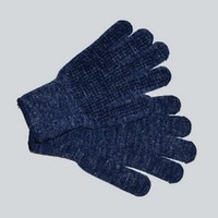 Horse riding gloves Equi-Theme knitting blue mottled