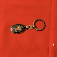 Oval Key ring Rider and Horse